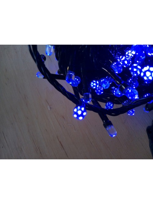 Новогодняя светодиодная гирлянда РУБИНКА 100LED синий
