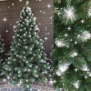 Снігова Королева 2.5 м з білими кінчиками ялинка штучна новорічна