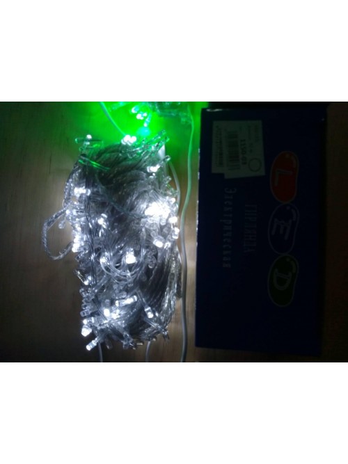 Новогодняя светодиодная гирлянда 300LED 18м белый
