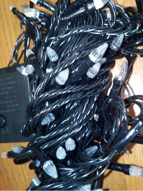 Новогодняя светодиодная гирлянда КОНУС 500LED синий Новогодняя светодиодная гирлянда КОНУС 500LED синий