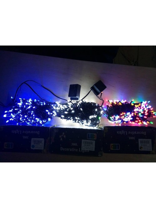 Новорічна світлодіодна гірлянда 300LED 18м синій