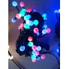 Новогодняя светодиодная гирлянда ЖЕМЧУГ 50LED 5м мультиколор