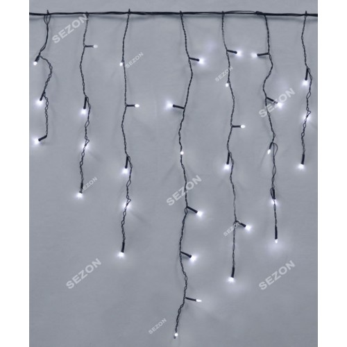 Новорічна світлодіодна гірлянда ШТОРА-ДОЩИК 120LED 3м*0.7 м білий Новорічна світлодіодна гірлянда ШТОРА-ДОЩИК 120LED 3м*0.7 м білий