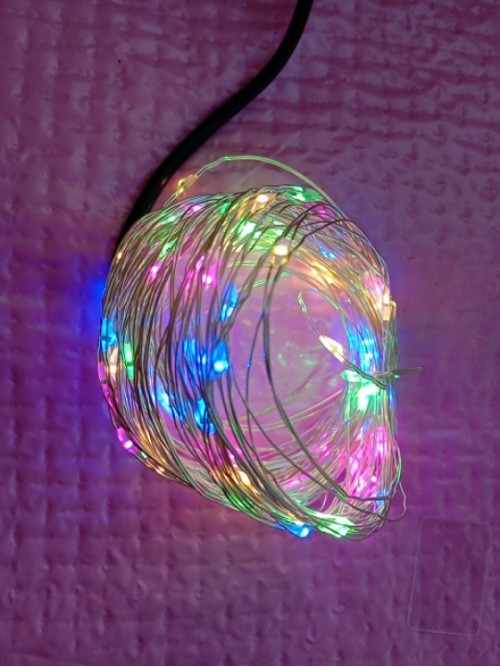 Новорічна світлодіодна гірлянда РОСА 100 LED, 10м мультиколор