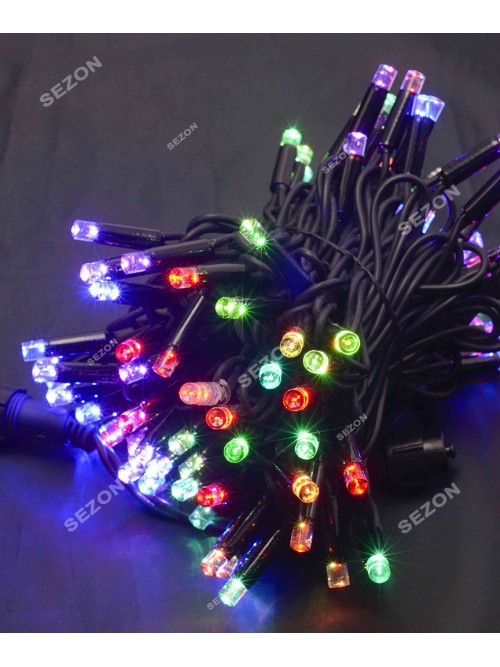 Новорічна світлодіодна гірлянда ВУЛИЧНА 100LED 10м мультиколор RB/RG