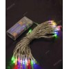 Новогодняя светодиодная гирлянда НА БАТАРЕЙКАХ 30LED 3м мультиколор RB/RG