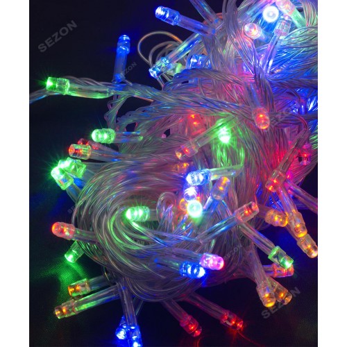 Новогодняя светодиодная гирлянда 500LED 32м мультиколор