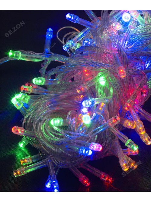 Новогодняя светодиодная гирлянда 500LED 32м мультиколор