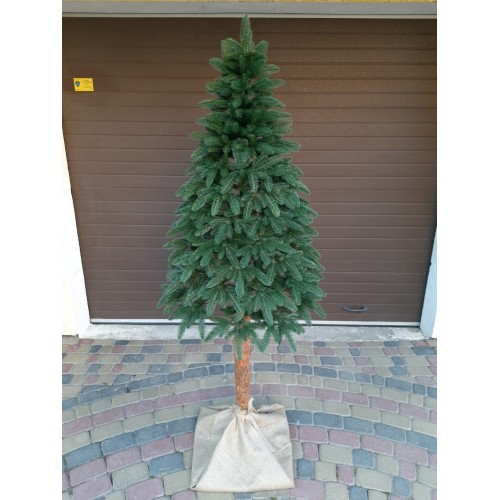 Ялинка лита на пні Тріумф 2.00м зелена // Ялинка на натуральному стовбурі Ялинка лита на пні Тріумф 2.00м зелена // Ялинка на натуральному стовбурі
