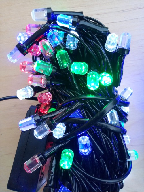 Новогодняя светодиодная гирлянда РУБИН 100LED мультикольор Новогодняя светодиодная гирлянда РУБИН 100LED мультикольор