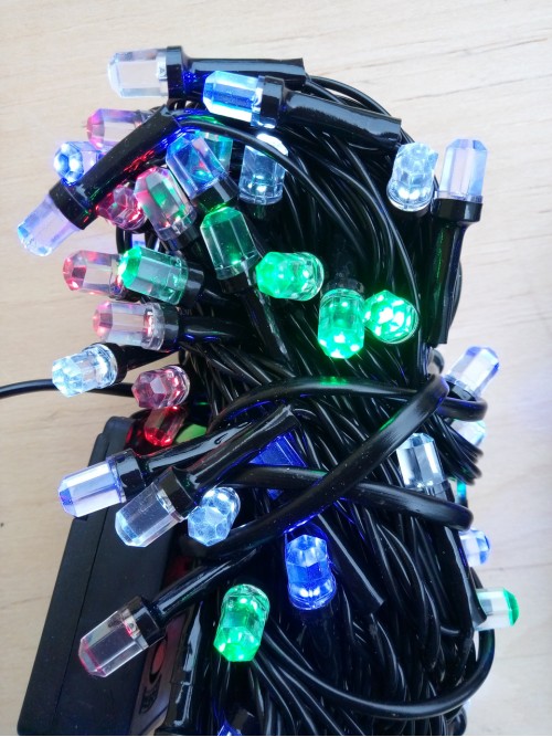 Новогодняя светодиодная гирлянда РУБИН 100LED мультикольор Новогодняя светодиодная гирлянда РУБИН 100LED мультикольор