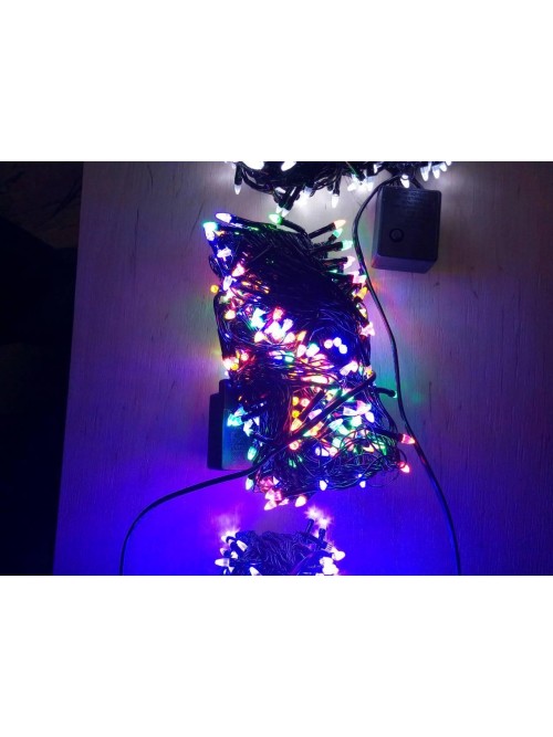 Новогодняя светодиодная гирлянда КОНУС 300LED 19,5м мультиколор Новогодняя светодиодная гирлянда КОНУС 300LED 19,5м мультиколор