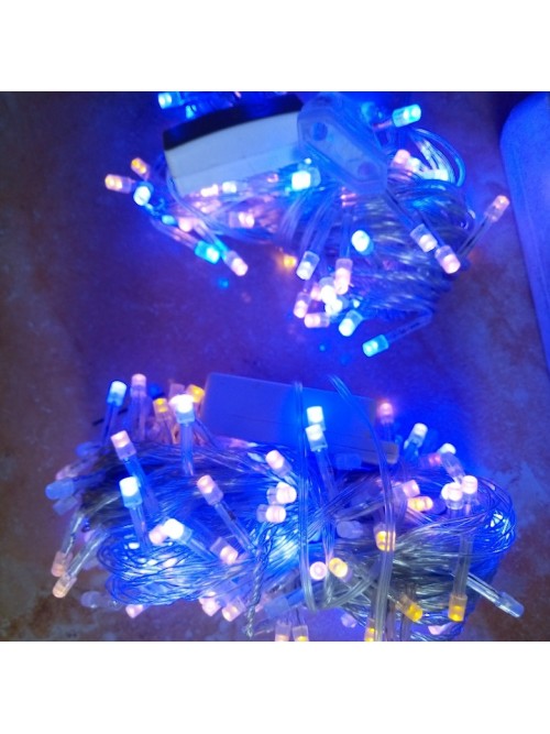Новорічна світлодіодна гірлянда 200LED 13м синьо-жовтий Новорічна світлодіодна гірлянда 200LED 13м синьо-жовтий