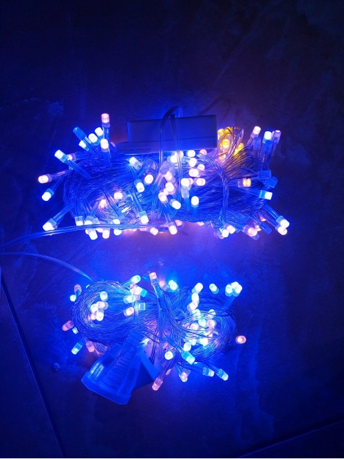 Новорічна світлодіодна гірлянда 200LED 13м синьо-жовтий Новорічна світлодіодна гірлянда 200LED 13м синьо-жовтий
