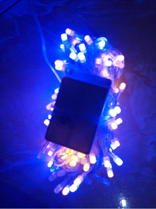 Новорічна світлодіодна гірлянда 200LED 13м синьо-жовтий Новорічна світлодіодна гірлянда 200LED 13м синьо-жовтий