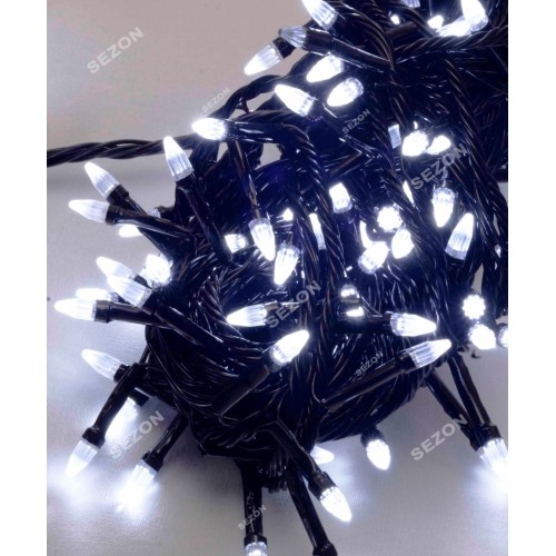 Новорічна світлодіодна гірлянда КОНУС 300LED 19.5 м білий Новорічна світлодіодна гірлянда КОНУС 300LED 19.5 м білий