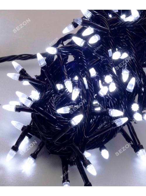 Новорічна світлодіодна гірлянда КОНУС 300LED 19.5 м білий