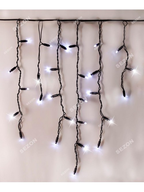 Бахрома вулична ШТОРА-ДОЩИК 120LED 5м*0.5 м білий