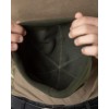 Шапка флісова хакі з вставкою Soft-Shell та липукою під шеврон