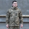 Тактична весняна куртка Soft Shel Піксель