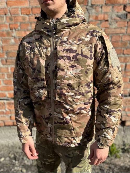Куртка мультикам з капюшоном Gore-Tex