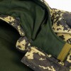 Бушлат тактичний зимовий короткий темний Піксель із капюшоном