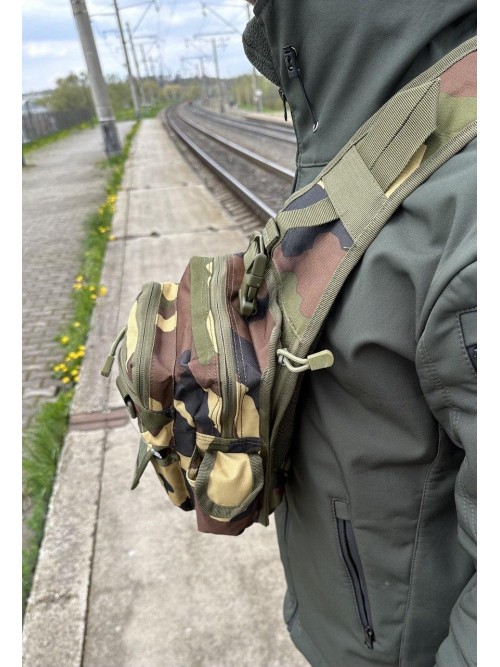 Сумка тактична нагрудна мультикам