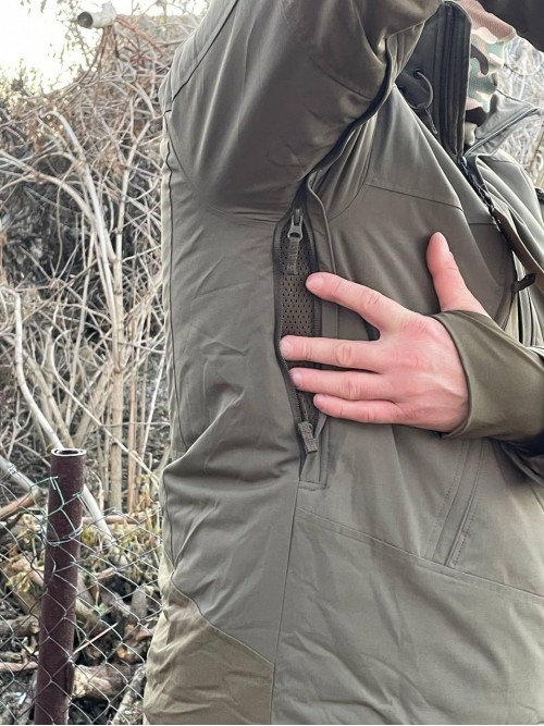 Куртка YINREN з вставками підсилення хакі