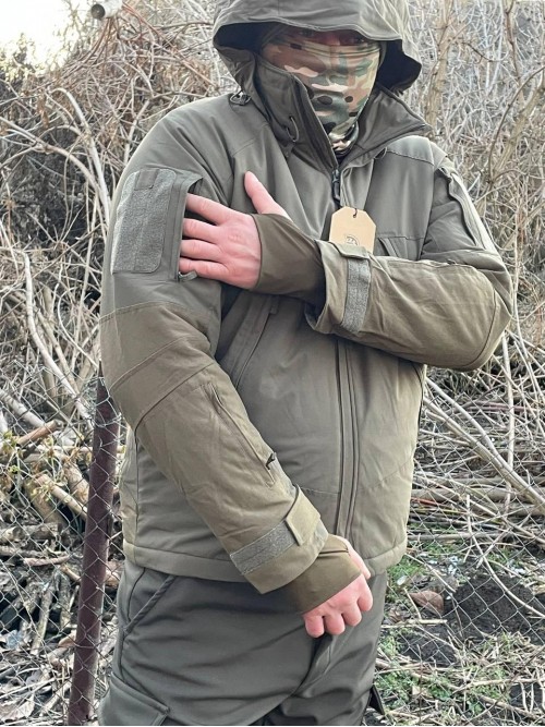 Куртка YINREN з вставками підсилення хакі