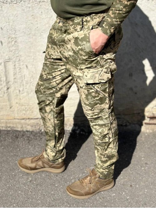 Штани тактичні піксель "Агрессор" Rip-Stop демісезон