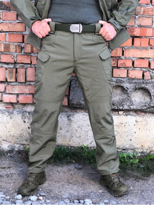 Штани тактичні Soft Shell хакі ESDY