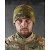 Шапка флісова мультикам з гербом