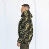 Бушлат тактичний зимовий короткий темний Піксель із капюшоном