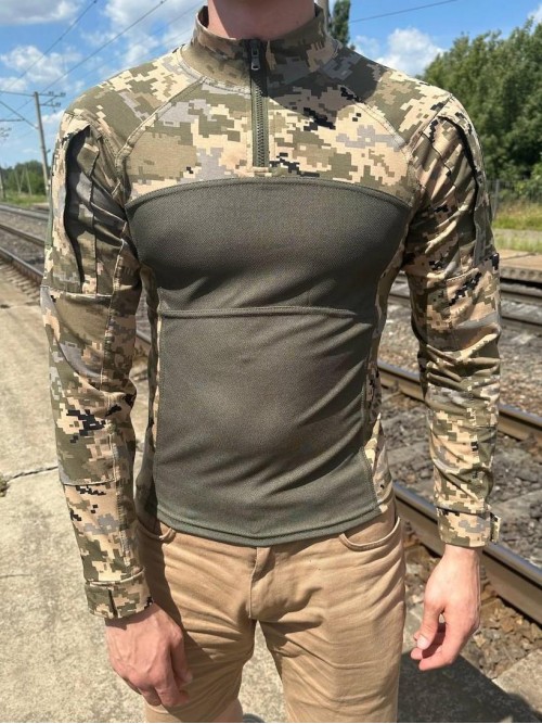 Тактична сорочка (убакс) піксель вологовідвідний coolpas