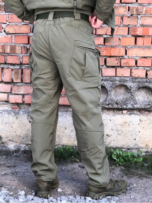 Штани тактичні Soft Shell хакі ESDY