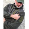 Тактична флісова кофта Олива з капюшоном