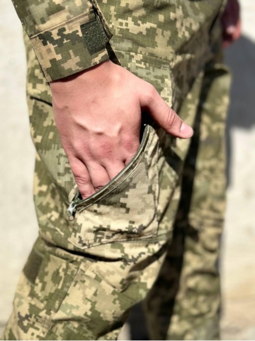 Штани тактичні піксель "Агрессор" Rip-Stop демісезон
