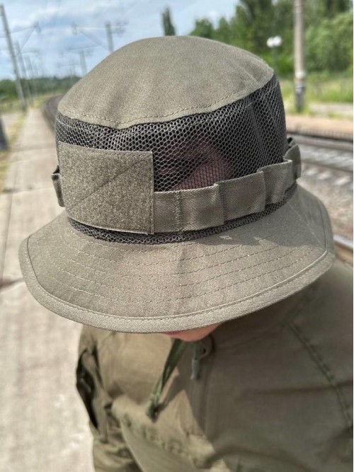 Панама із сіткою хакі