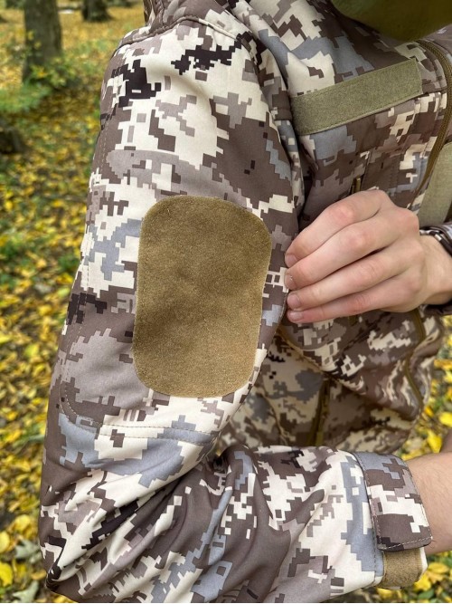 Куртка softshell піксель