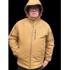 Зимова тактична куртка Soft Shell з утепленням Omni-Heat Койот
