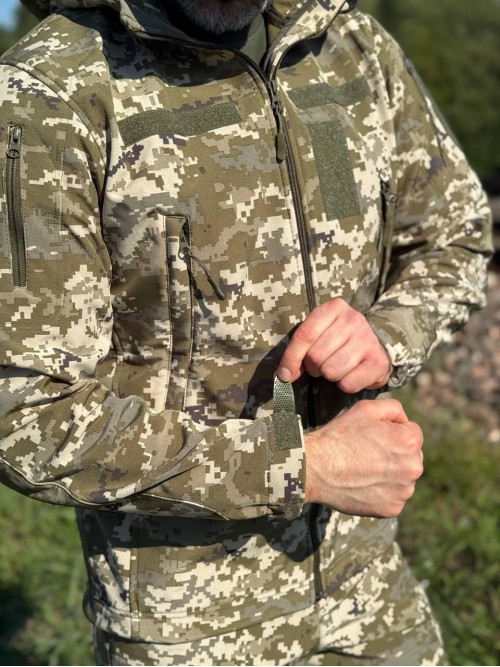 Куртка весна -осінь Soft Shell Піксель Куртка весна -осінь Soft Shell Піксель