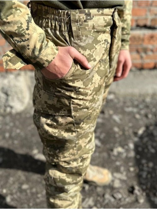 Штани зимові піксель на синтепоні до -25