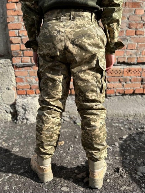 Штани зимові піксель на синтепоні до -25