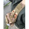 Сумка тактична нагрудна мультикам койот