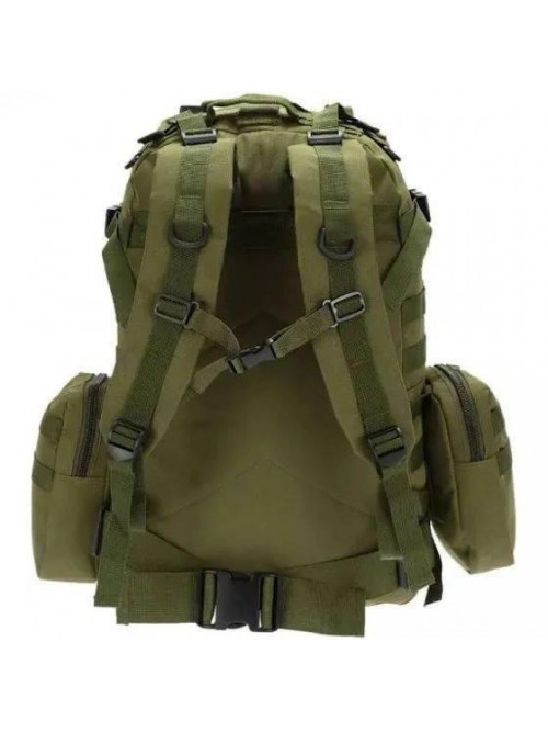 Рюкзак тактичний з підсумками/системою Molle 55 л. Олива, Койот