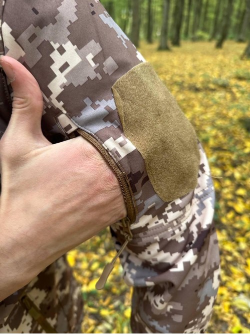 Куртка softshell піксель