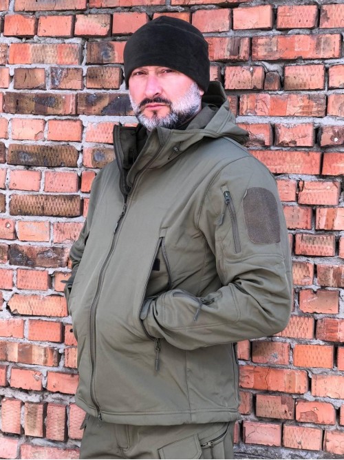 Куртка тактична Soft Shell хакі ESDY