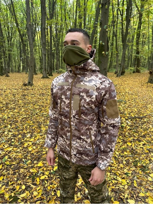 Куртка softshell піксель