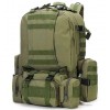 Рюкзак тактичний з підсумками/системою Molle 55 л. Олива, Койот