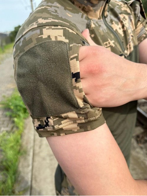 Тактична сорочка (убакс) піксель вологовідвідний coolpas з коротким рукавом Тактична сорочка (убакс) піксель вологовідвідний coolpas з коротким рукавом
